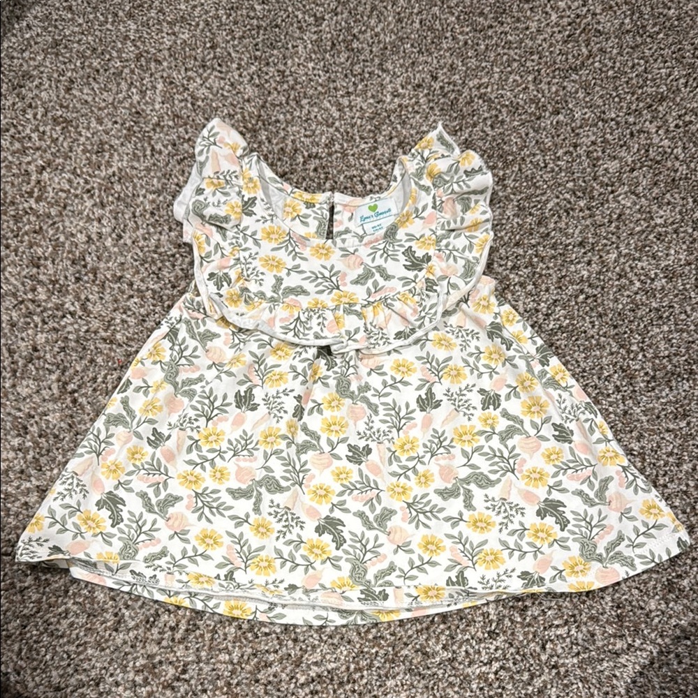Girl’s Floral Ruffle Top